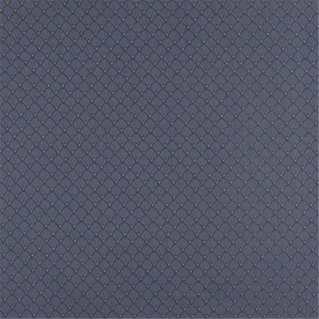 DESIGNER FABRICS Designer Fabrics D358 54 in. Wide ; Blue And Gold Small Scale Shell Jacquard Woven Upholstery Fabric D358